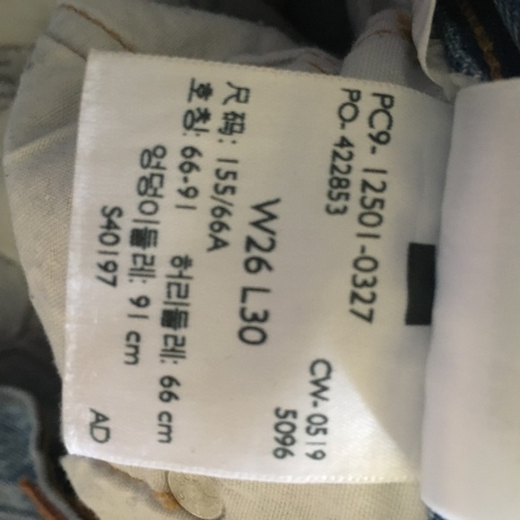 LEVI'S 501 Jeans Medium-Light Color 26 - Picture 5 of 5